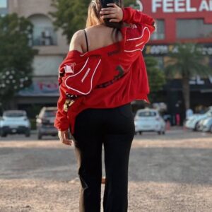 Ferrari Jacket for Men & Women | Red & Black | Racer Version | Gen Z Fashion